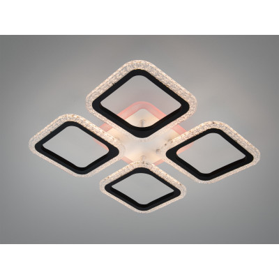 Люстра Diasha AS8170/4BK LED 3 color dimmer (черный)