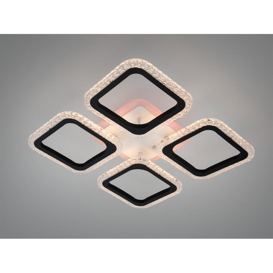 Люстра Diasha AS8170/4BK LED 3 color dimmer (черный) - фото 2