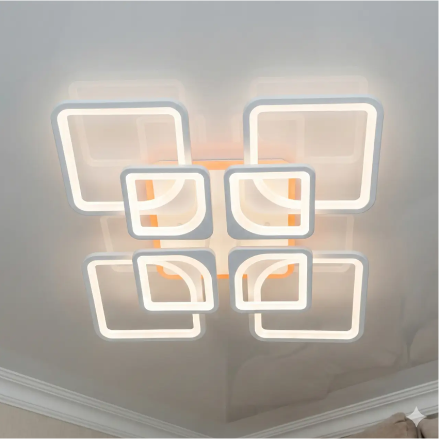 Люстра Diasha 8060/4+4WH LED 3color dimmer - фото 2