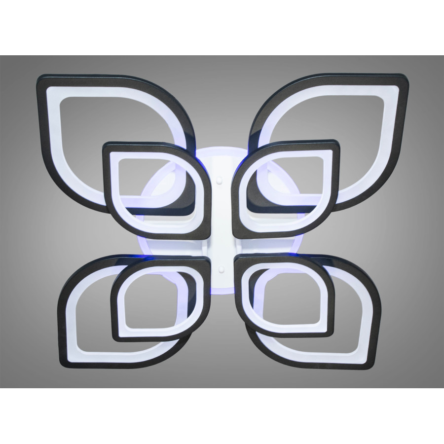 Люстра Diasha 8073/4+4BK LED 3color dimmer - фото 3