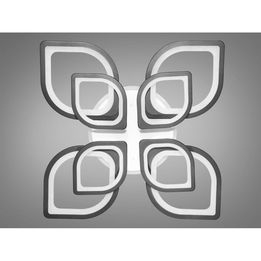 Люстра Diasha 8073/4+4BK LED 3color dimmer - фото 4