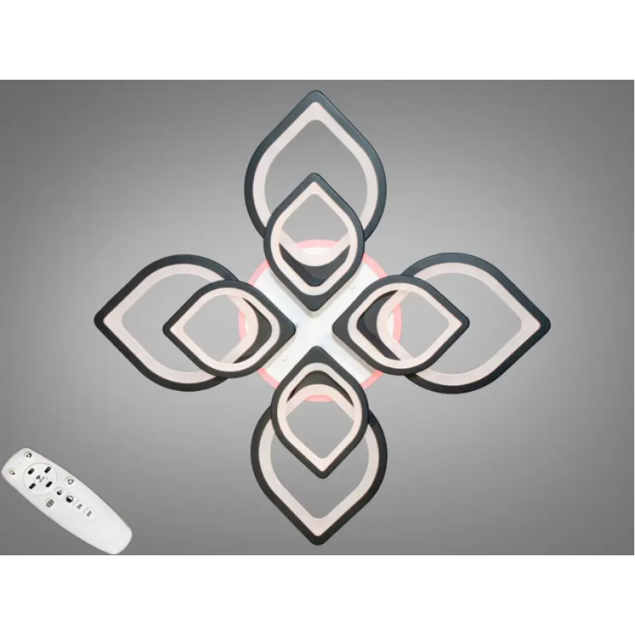 Люстра Diasha 8073/4+4BK LED 3color dimmer - фото 6