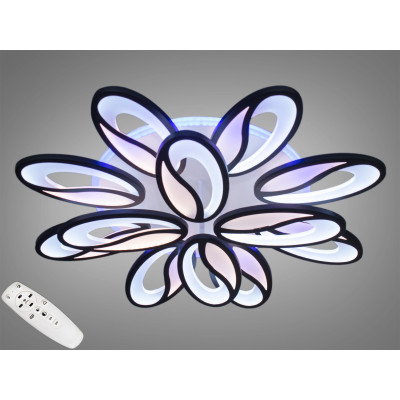 Люстра Diasha 8090/8+4BK LED 3color dimmer