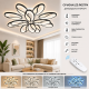 Люстра Diasha 8090/8+4BK LED 3color dimmer