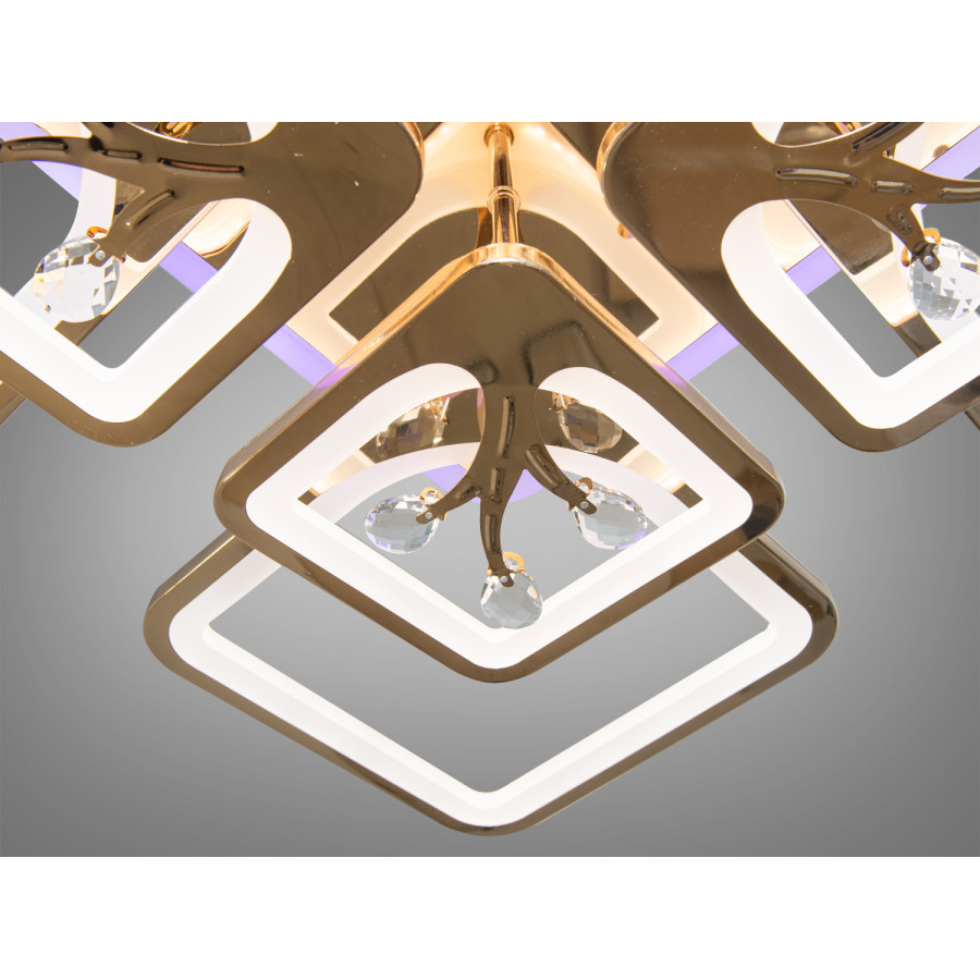 Люстра Diasha 8157/4+4G LED 3color dimmer - фото 6