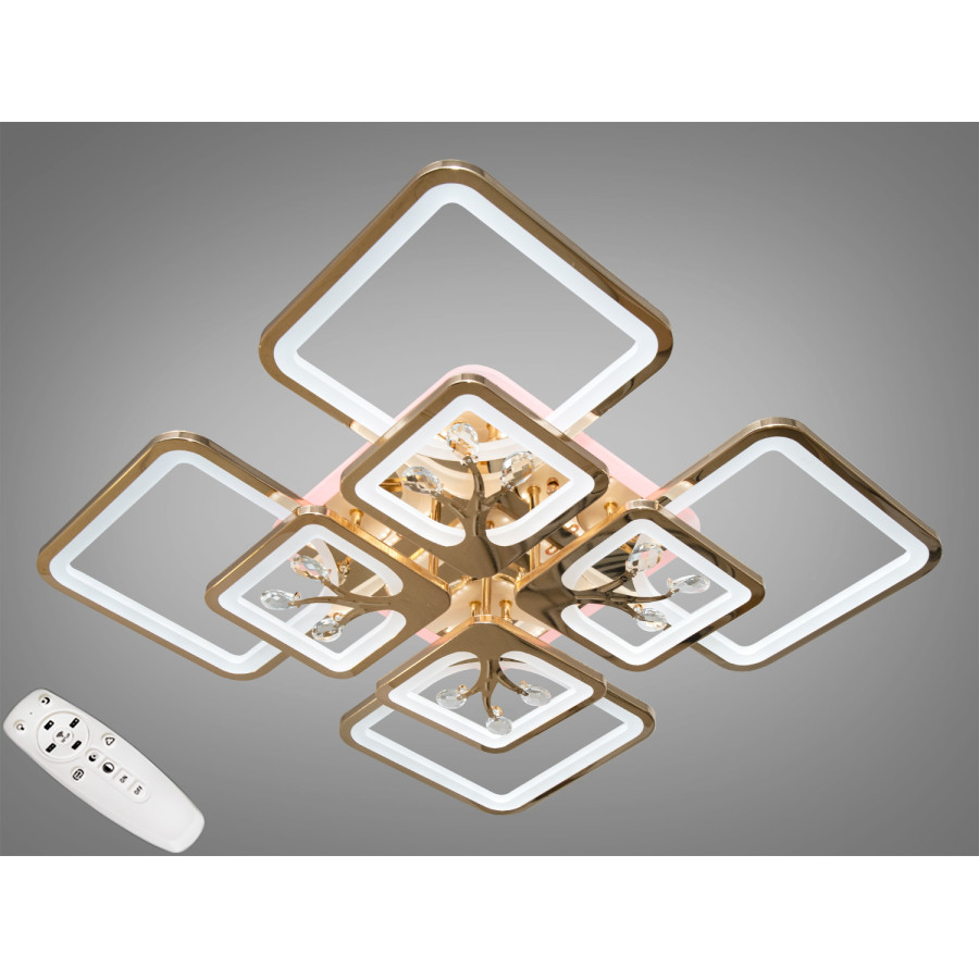 Люстра Diasha 8157/4+4G LED 3color dimmer - фото 2