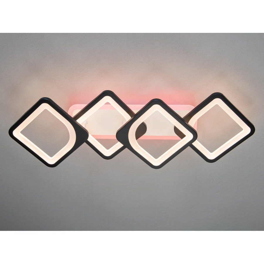 Люстра Diasha H8060/2+2BK LED 3color dimmer - фото 3
