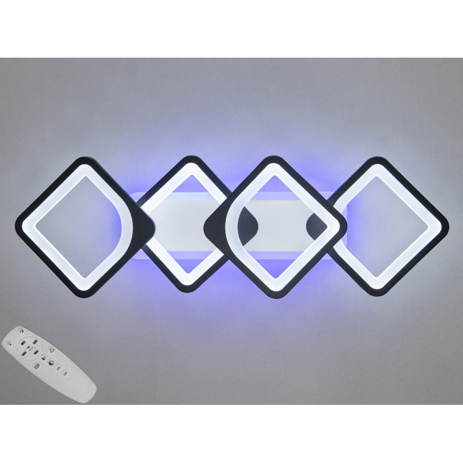 Люстра Diasha H8060/2+2BK LED 3color dimmer - фото 2