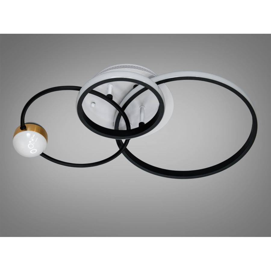 Люстра Diasha MX2987-3S WH+BK (белый+черный) - фото 4