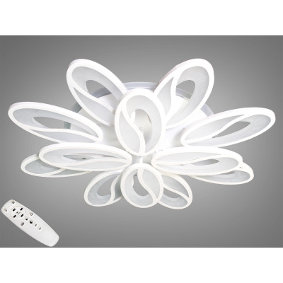 Люстра Diasha 8090/8+4WH LED 3color dimmer
