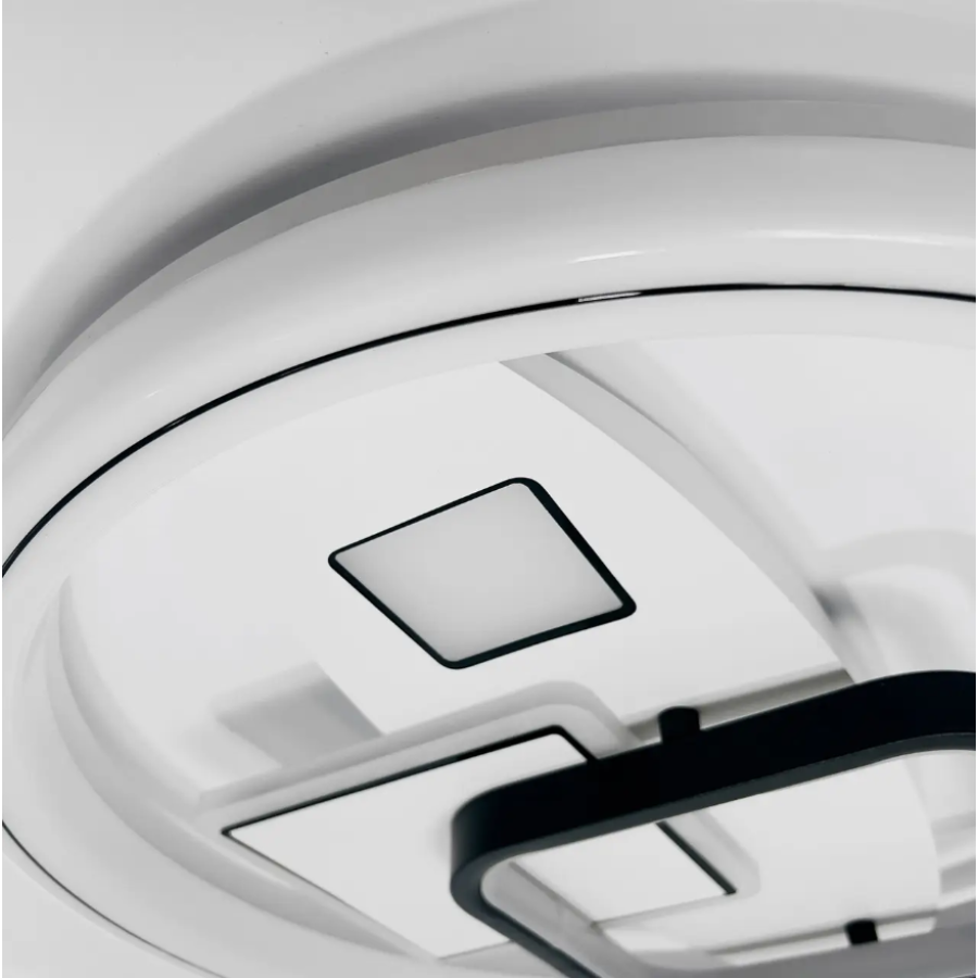 Люстра Lora Double 80w 10118 2S-ON/OFF-460*65-WHITE/WHITE-220-IP20 - фото 7