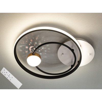 Люстра Diasha MX2989-2A WH+BK (белый+черный)