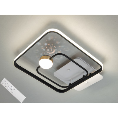 Люстра Diasha MX2989-2B WH+BK (белый+черный)