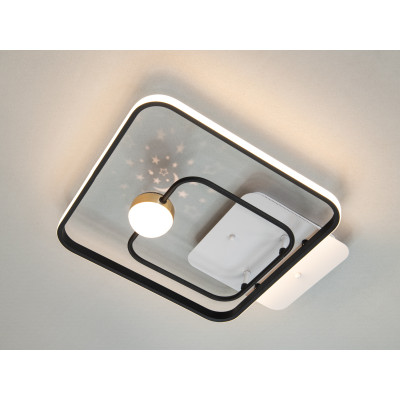 Люстра Diasha MX2989-2B WH+BK (белый+черный)