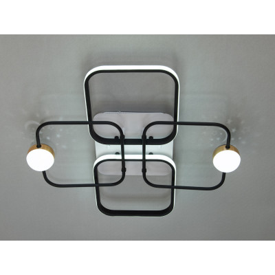 Люстра Diasha MX2990-2+2A WH+BK (белый+черный)