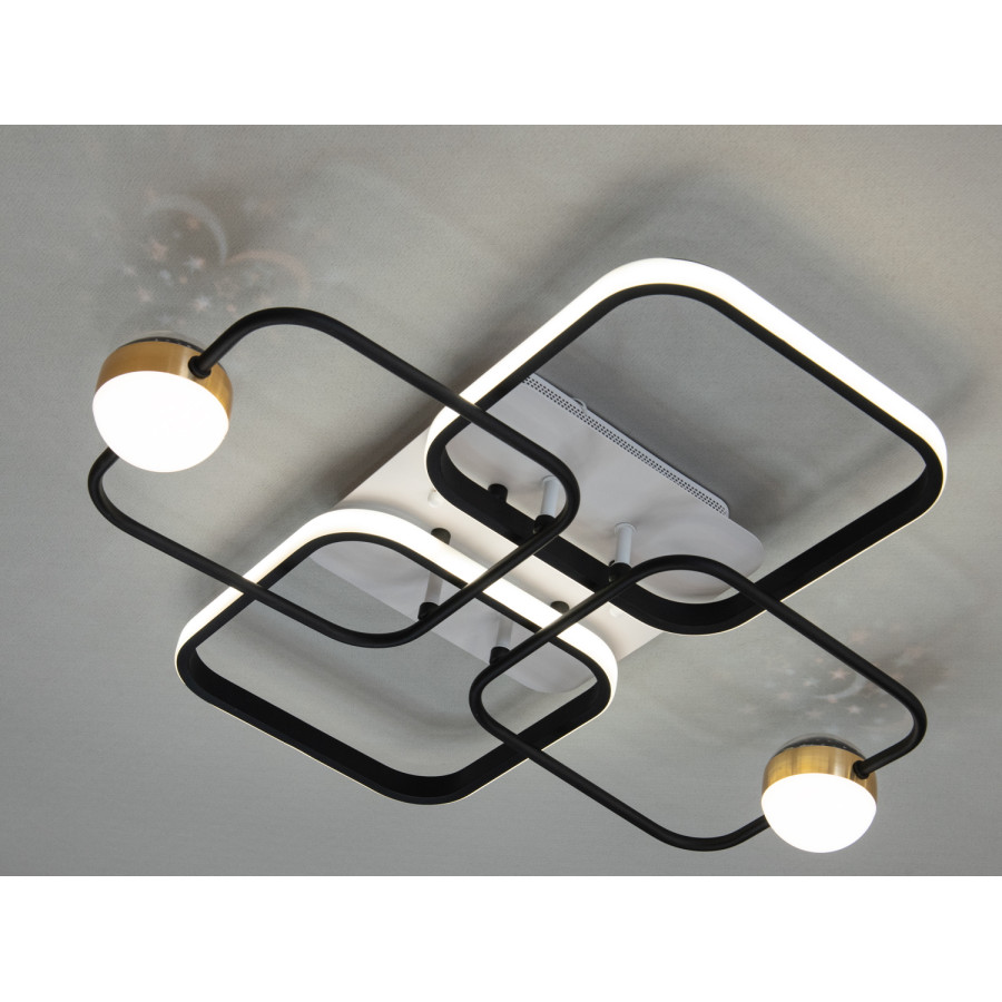 Люстра Diasha MX2990-2+2A WH+BK (белый+черный) - фото 3