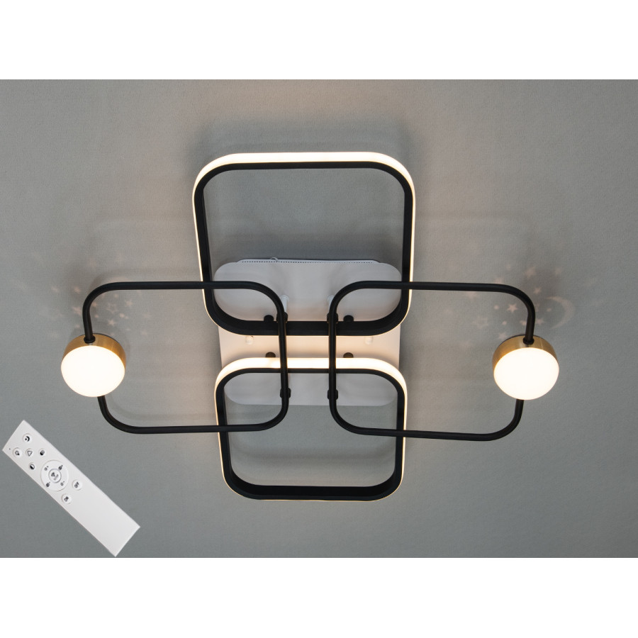 Люстра Diasha MX2990-2+2A WH+BK (белый+черный) - фото 1