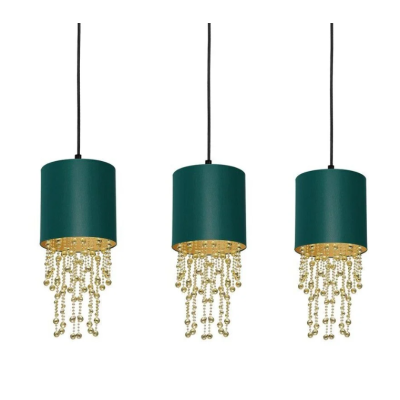 Люстра Milagro MLP-64500 Almeria green/gold 3*E27 60w