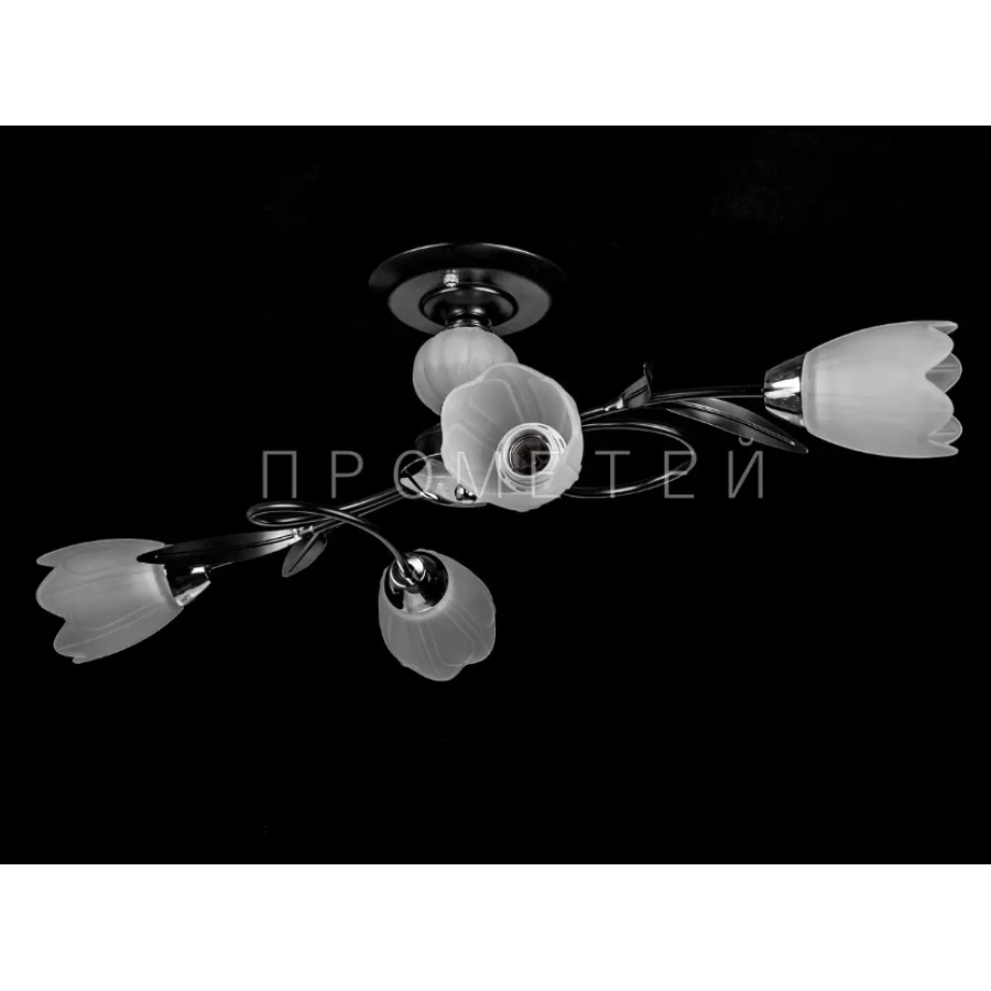 Люстра P3-56483/4C/BK+CR+WH - фото 2