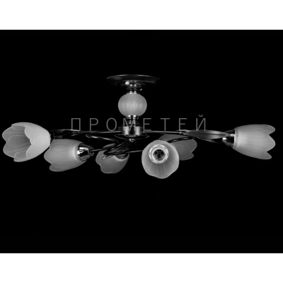 Люстра P3-56483/6C/BK+CR+WH