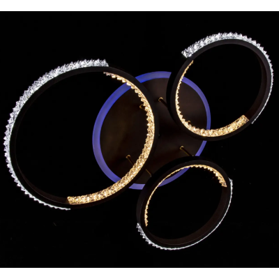 Люстра потолочная Led P5-S2006/2+1/CF с пультом