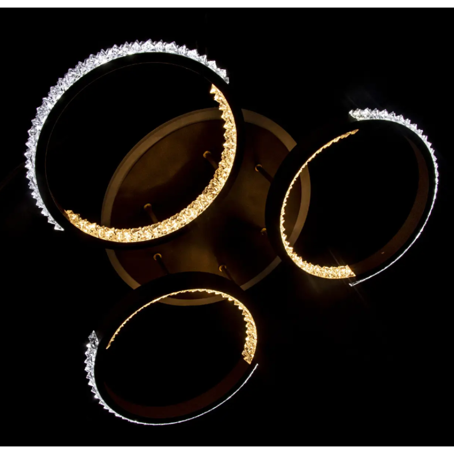 Люстра потолочная Led P5-S2006/3/CF с пультом - фото 6