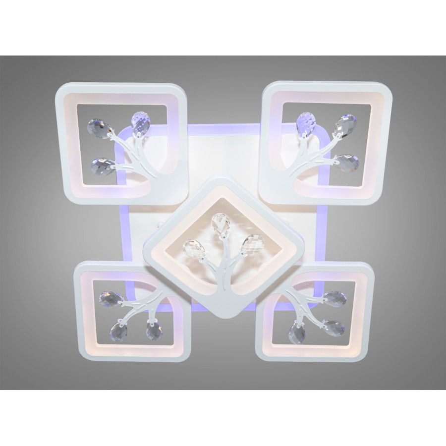 Люстра Diasha S8157/4+1WH LED 3color dimmer - фото 3