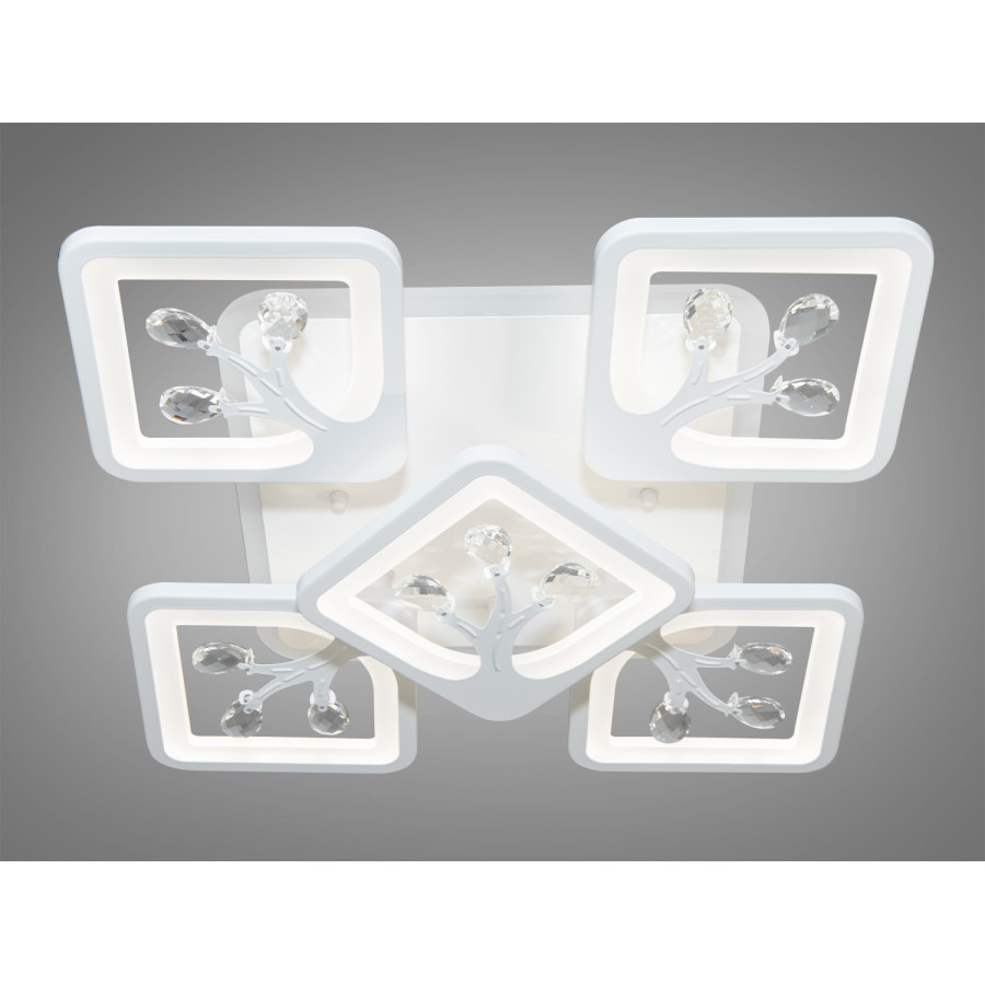 Люстра Diasha S8157/4+1WH LED 3color dimmer - фото 4