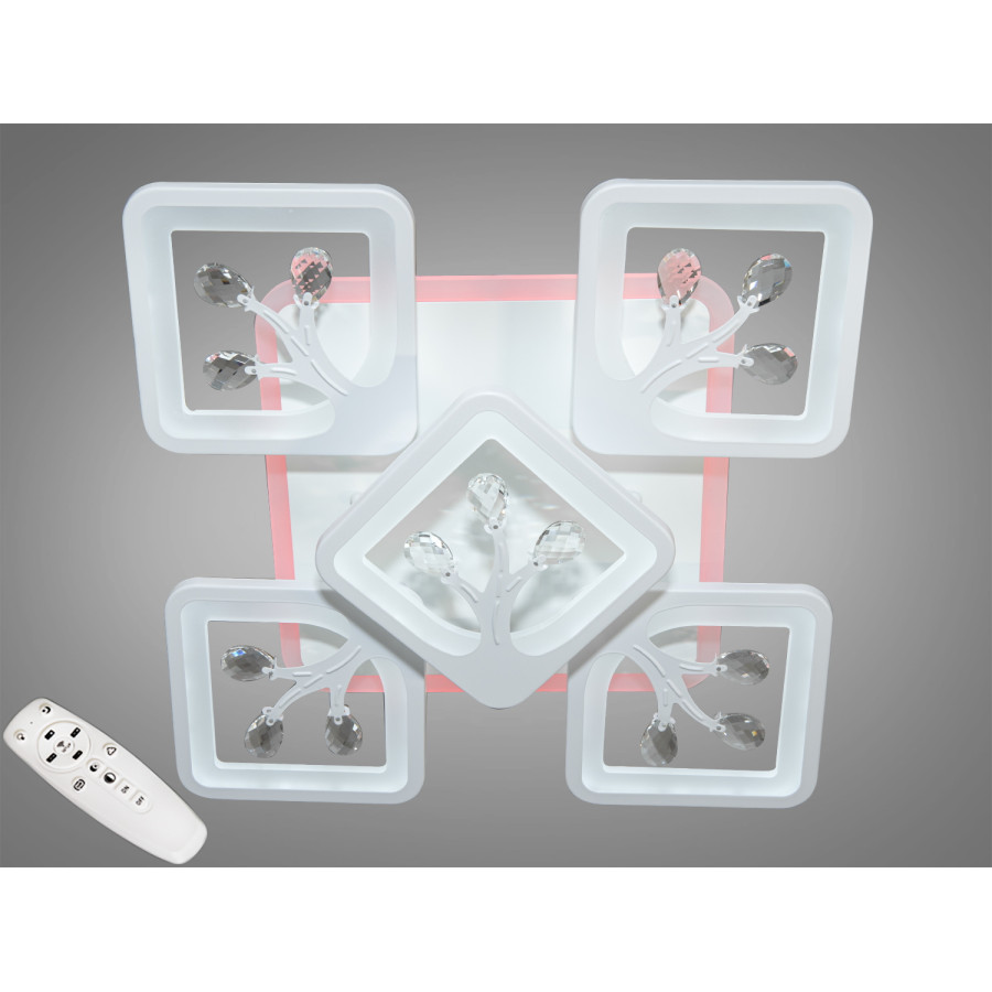 Люстра Diasha S8157/4+1WH LED 3color dimmer - фото 2