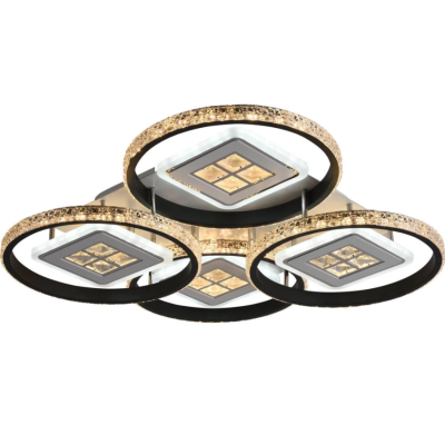 Люстра світлодіодна Sirius 7053/4 WH+BK 224W