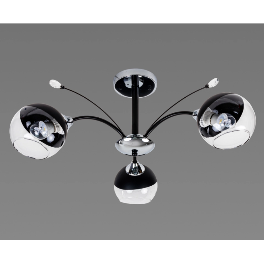 Люстра Sirius B A3520/3 BK+CH - фото 1