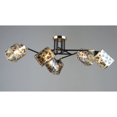 Люстра Sirius B A4084/6 BK+FGD