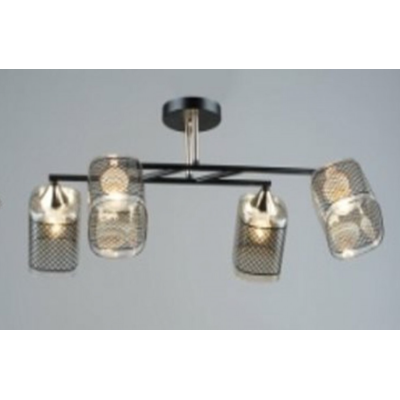 Люстра потолочная Sirius B A4130/4 BK+FGD