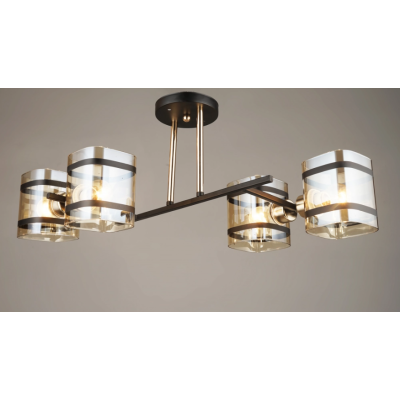 Люстра потолочная Sirius B N4060/4 BK+FGD