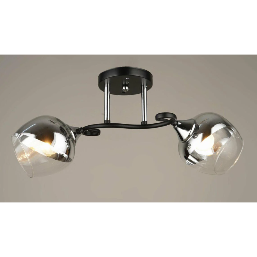 Люстра декоративная Sirius B N4097/2 BK+CH - фото 2