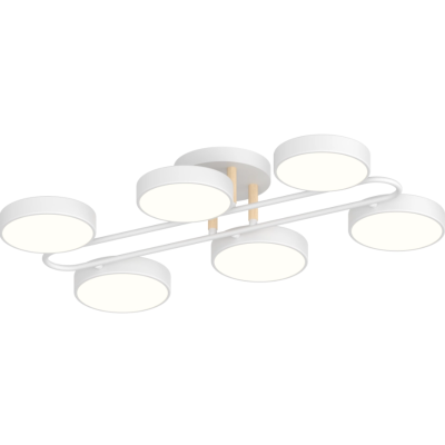Люстра Sirius B XI3322-4 WH+WOOD