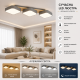 Люстра Sirius B XI3365-3 GREY+WOOD