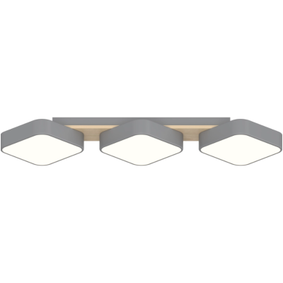 Люстра Sirius B XI3365-3 GREY+WOOD
