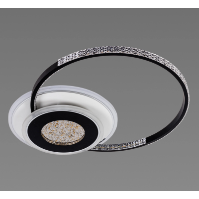 Люстра світлодіодна Sirius C7067/500 WH+BK (RGB) 80W+8W
