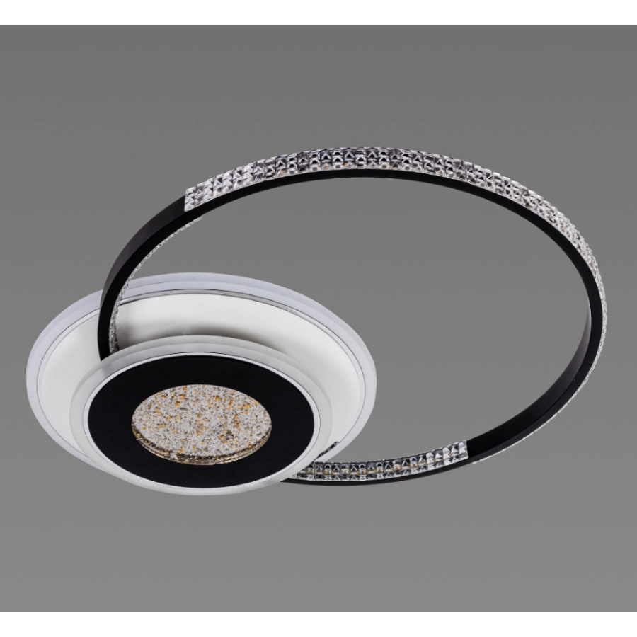 Люстра світлодіодна Sirius C7067/500 WH+BK (RGB) 80W+8W - фото 2