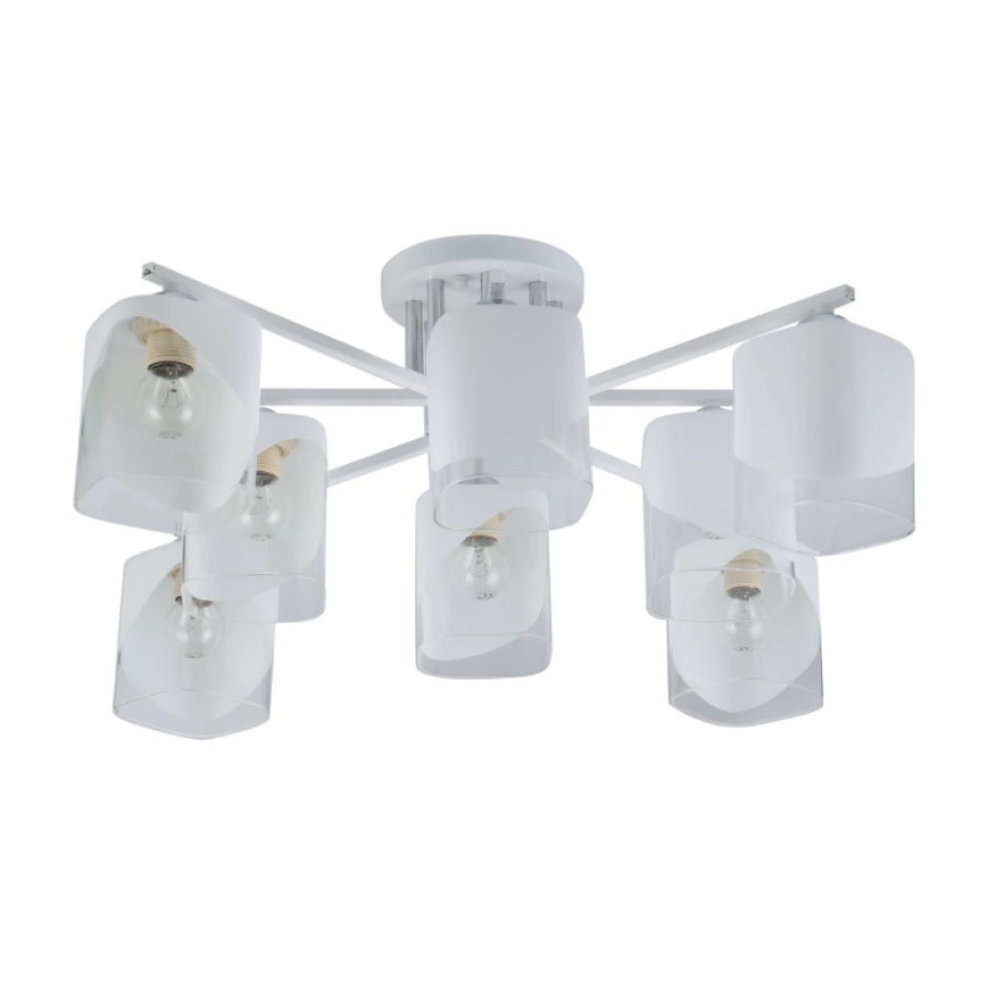 Люстра Sirius G 07245/8 MATTE WHITE+CR - фото 3