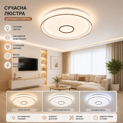 Люстра Sirius H-003 55W