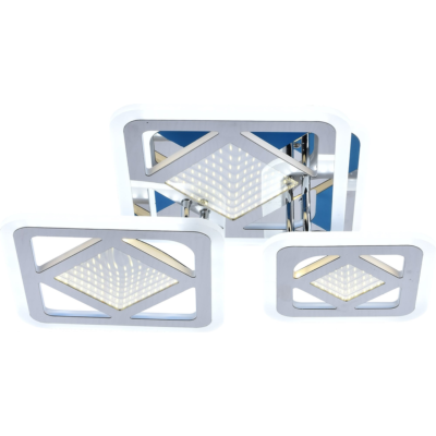 Люстра светодиодная Sirius LI8885/3A CR (BL+YL) 98W+42W