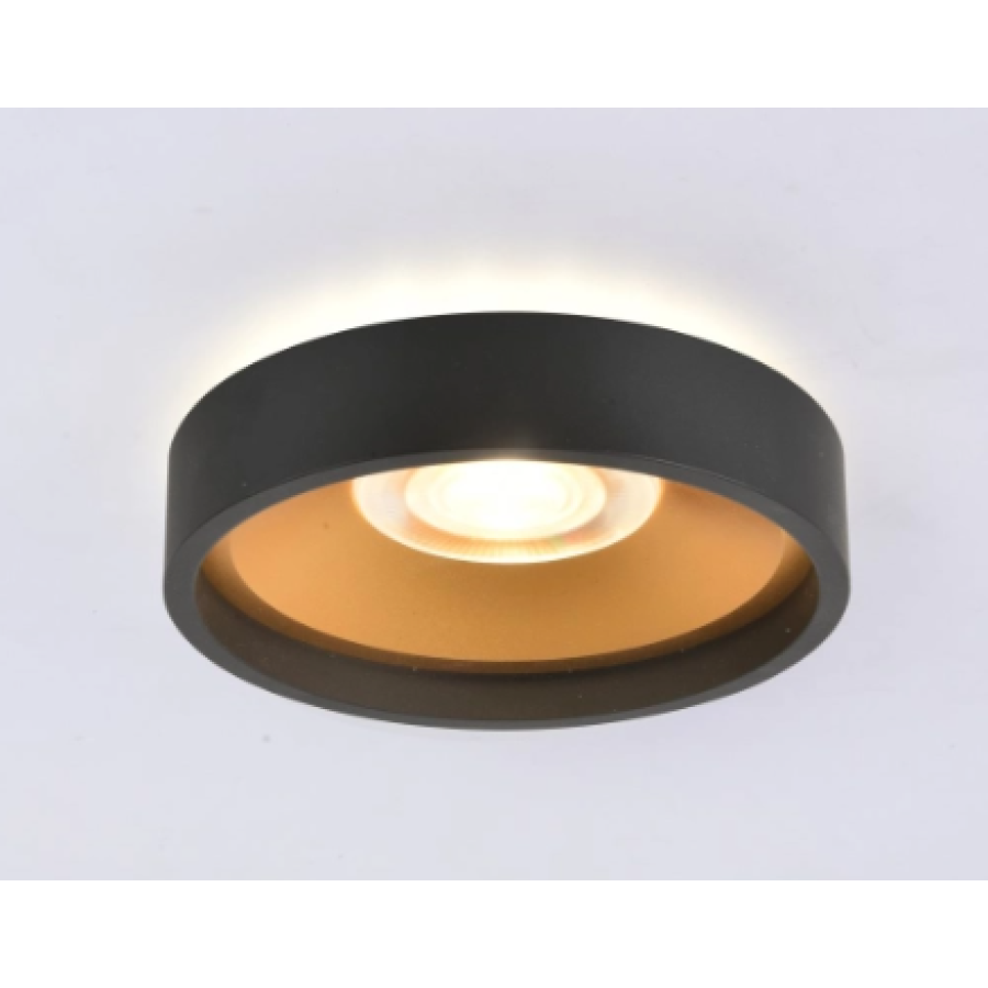 Точковий світильник Sirius RT407 BK+GL 7+4W 100*55 - фото 2