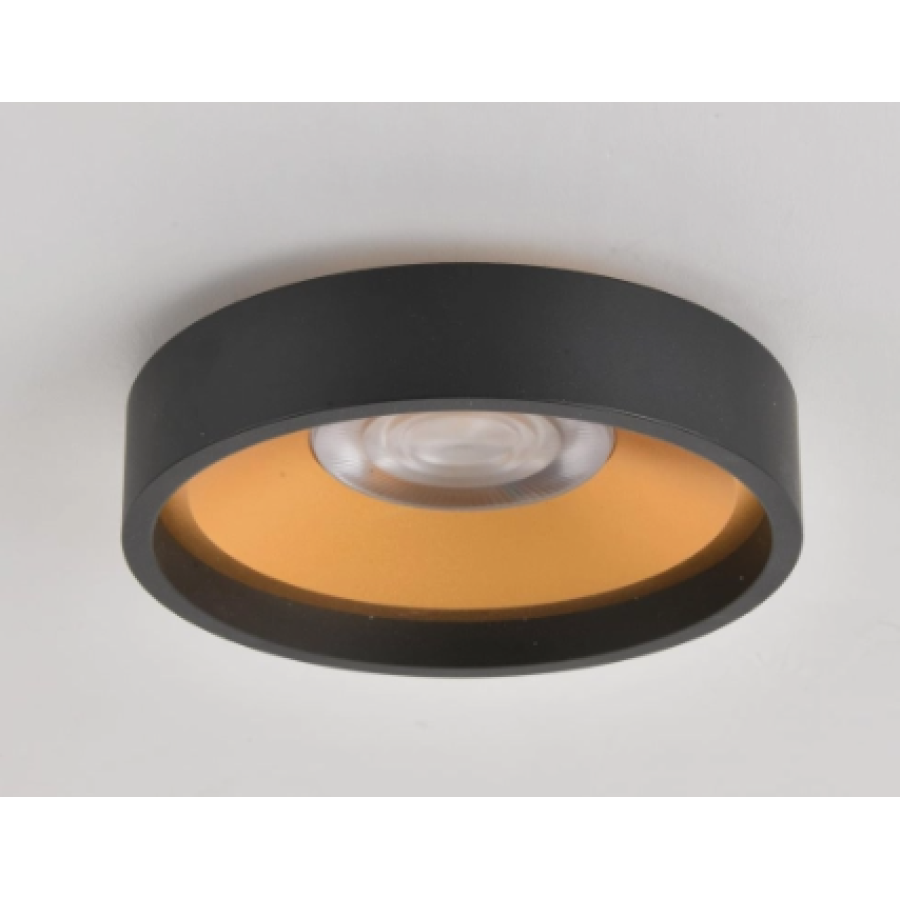 Точковий світильник Sirius RT407 BK+GL 7+4W 100*55 - фото 1