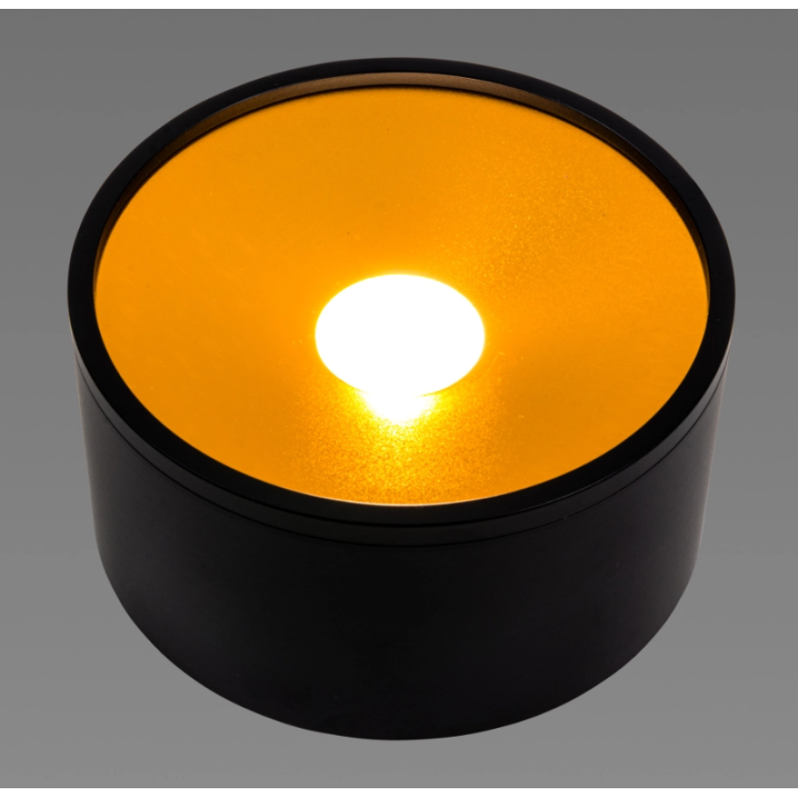 Точечный светильник Sirius RT448 BK+GD 10W 120*61 - фото 2