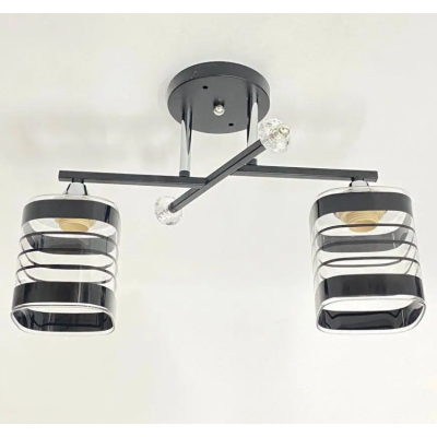 Люстра Sirius Ю 2429B/2 BK+CR