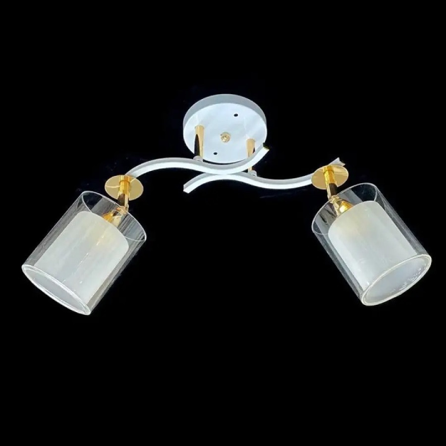 Люстра Sirius Ю 2435C/2 WH+FG - фото 1
