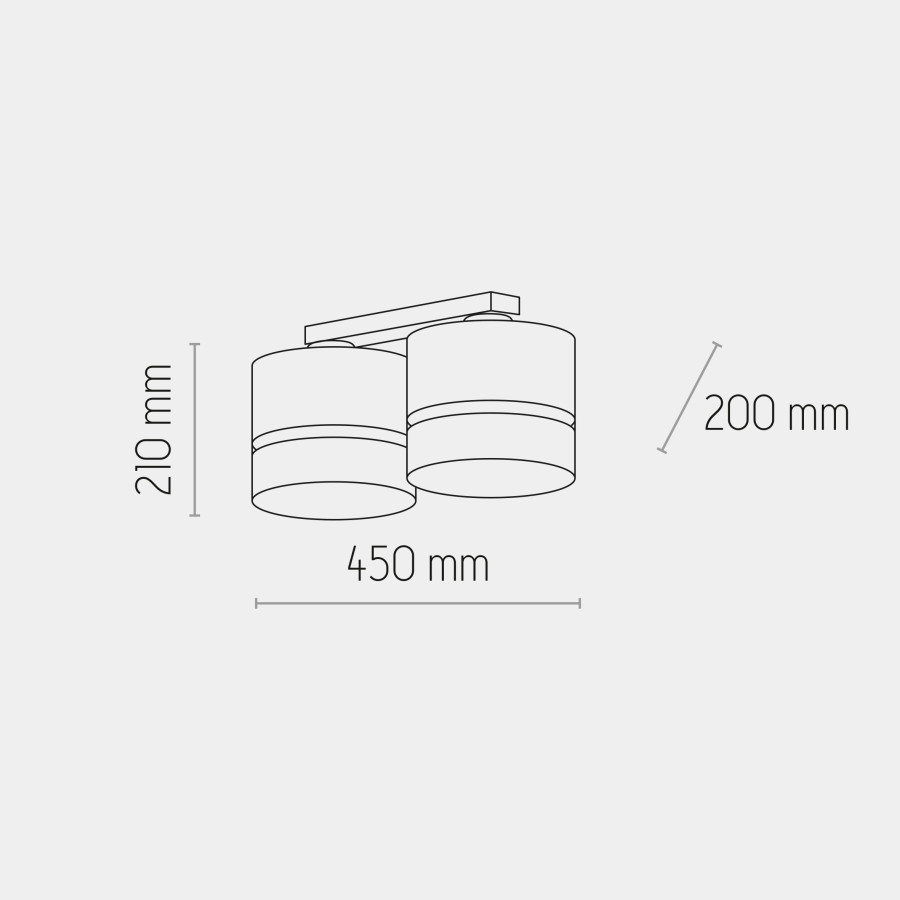 Люстра TK-lighting PAGLIA WHITE PLAFON 6530 2PL - фото 4