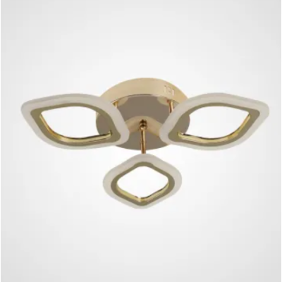 Люстра потолочная Led Valeso K39207-3 GD золотая с пультом